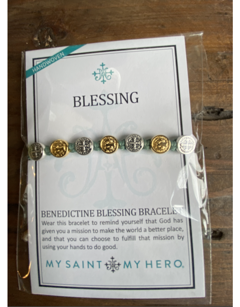 MY SAINT MY HERO Benedictine Blessing Bracelet