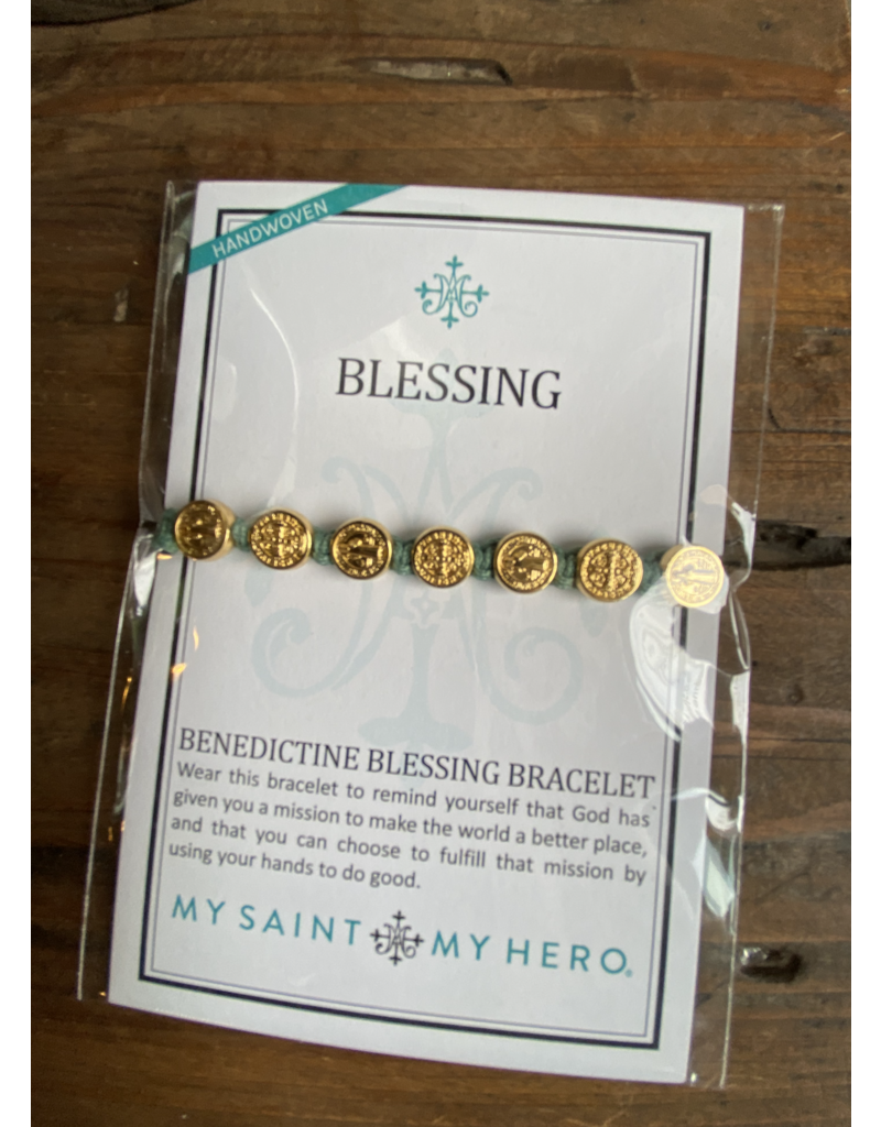 MY SAINT MY HERO Benedictine Blessing Bracelet