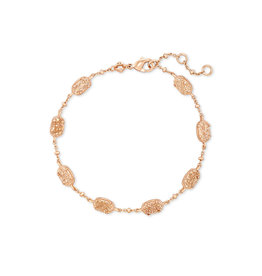 KENDRA SCOTT Emilie link bracelet rose gold sand drusy 4217718152