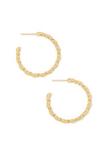 KENDRA SCOTT Natalie hoop earring gold metal 4217718112