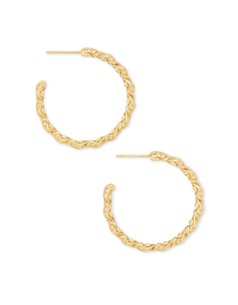 KENDRA SCOTT Natalie hoop earring gold metal 4217718112