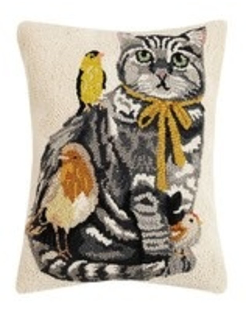 Cat With Birds Pillow 30ML464C180B