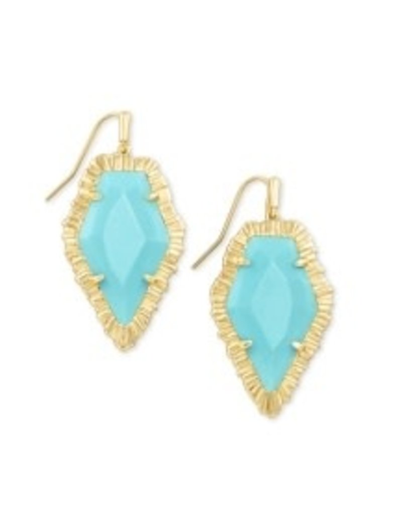 KENDRA SCOTT Tessa drop earring gold turquoise 842177182185