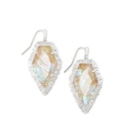 KENDRA SCOTT Tessa drop earring rhod iridescent alabaster 842177182208