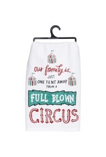 A circus dish towel 36944