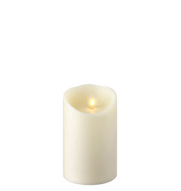 Pillar flameless moving flame Candle Ivory 3.5”x7.5” 14398