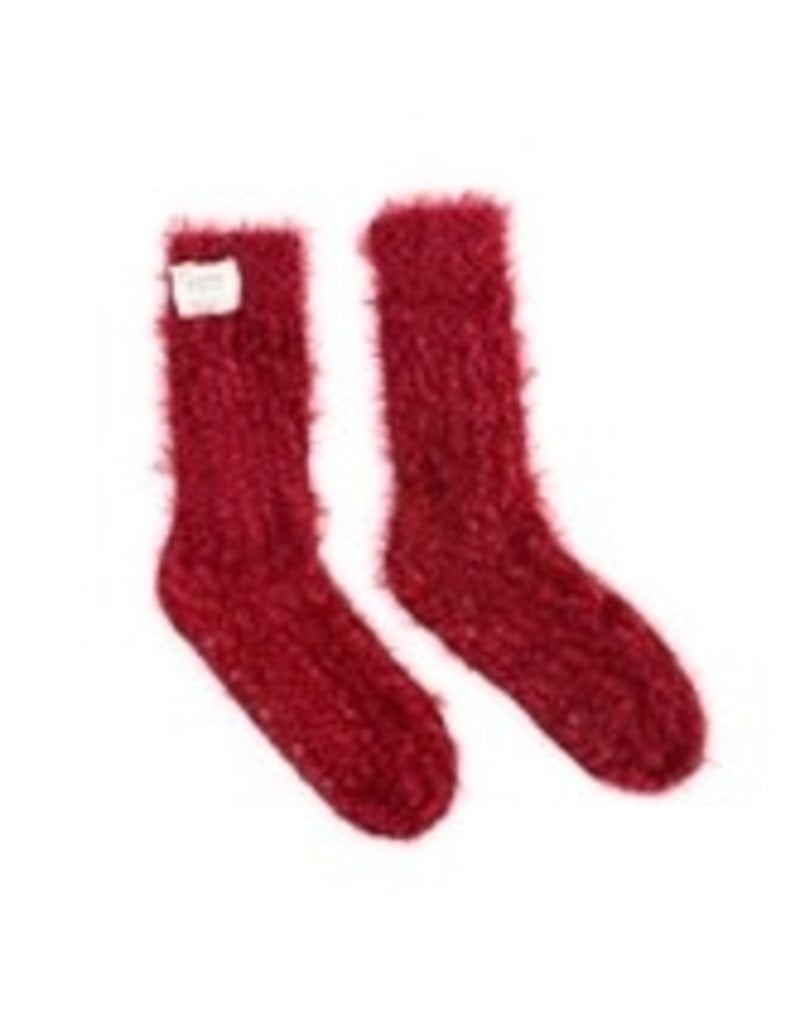 Red giving socks