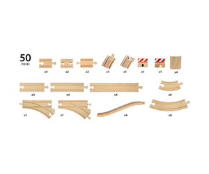 brio 50 piece track pack