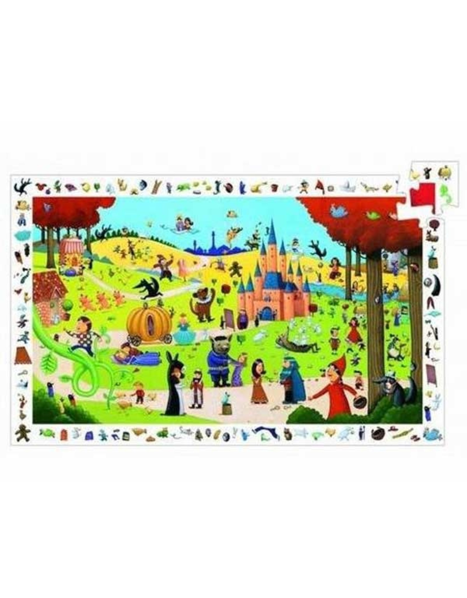 Djeco 54 Pieces Observation Puzzle Tales