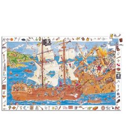 Djeco Pirates Observation Puzzle 100 Pieces