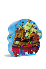 Djeco 54 Pieces Silhouette Puzzle Barbarossa's Boat