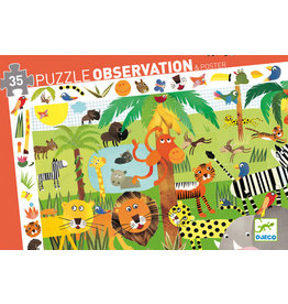 Djeco Observation Puzzle 35 Pieces Jungle