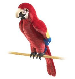 Folkmanis Scarlet Macaw Hand Puppet