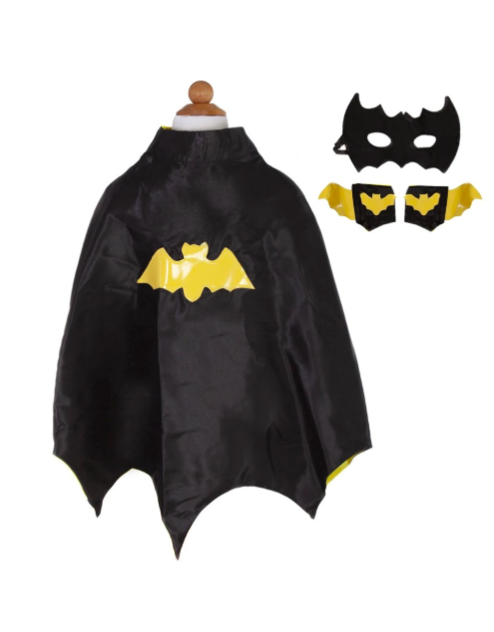 Great Pretenders Bat Cape Set with Mask and Wristbands