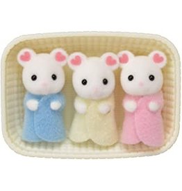 Calico Critters Calico Critters Marshmallow Mouse Triplets