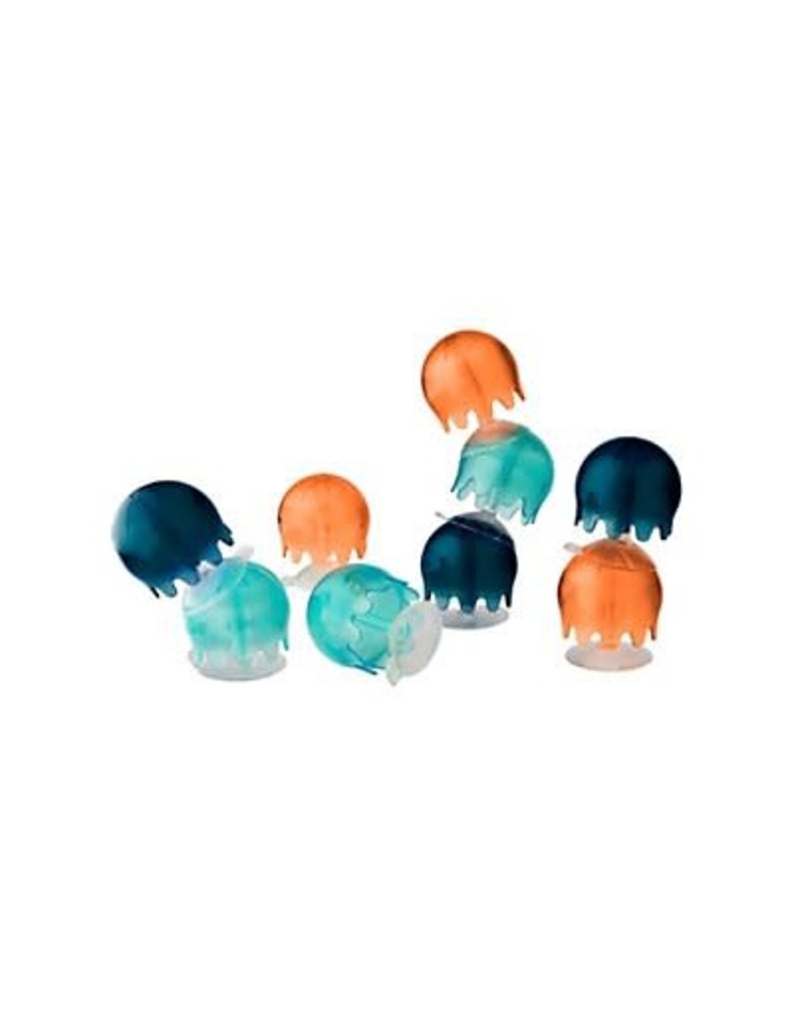 Boon Jellies Suction Cup Bath Toy, Navy/Coral