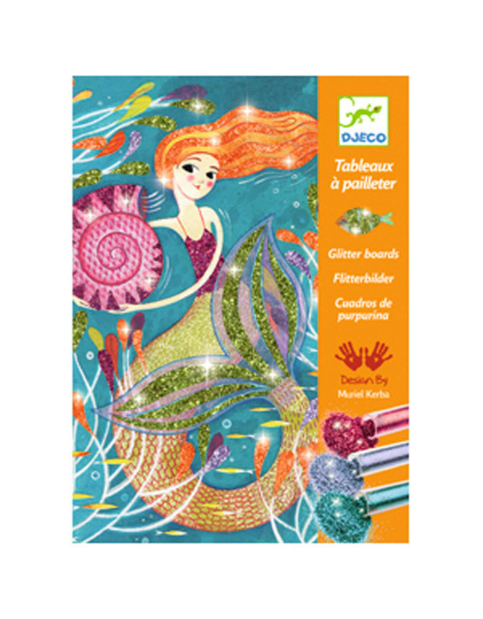 Djeco Glitter Board Mermaid