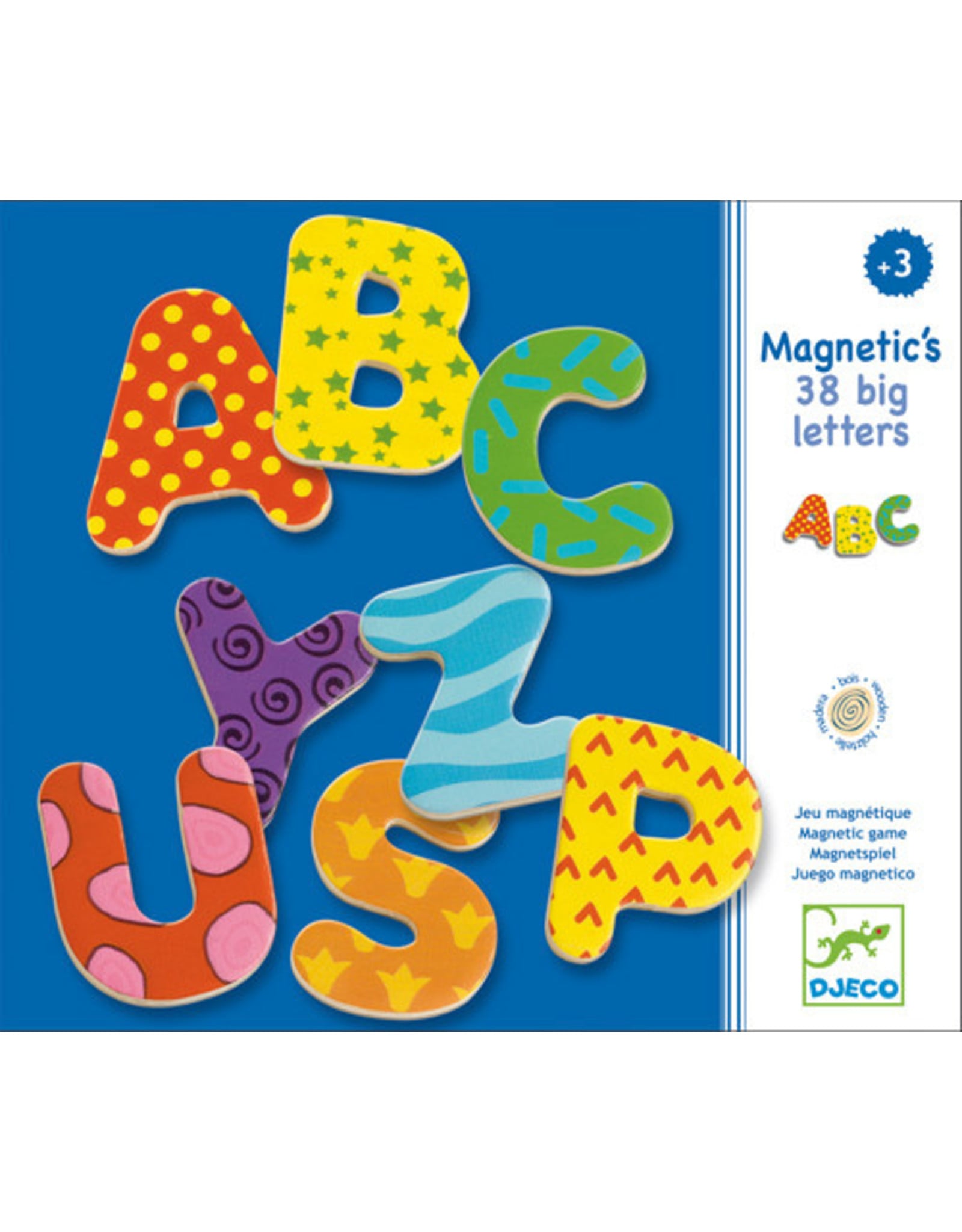 Djeco Magnetic's 38 Big Letters