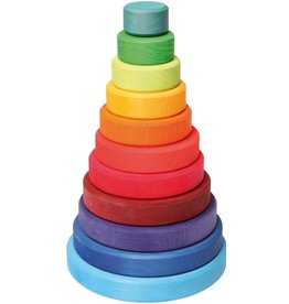 Grimm's Spiel & Holz Design Conical Tower, Multi-Color, Large