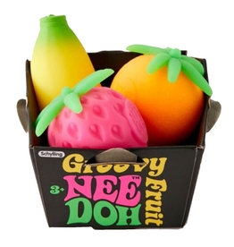 Nee Doh Groovy Squish Fruit Nee Doh