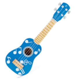 Hape Rock Star Blue Ukulele