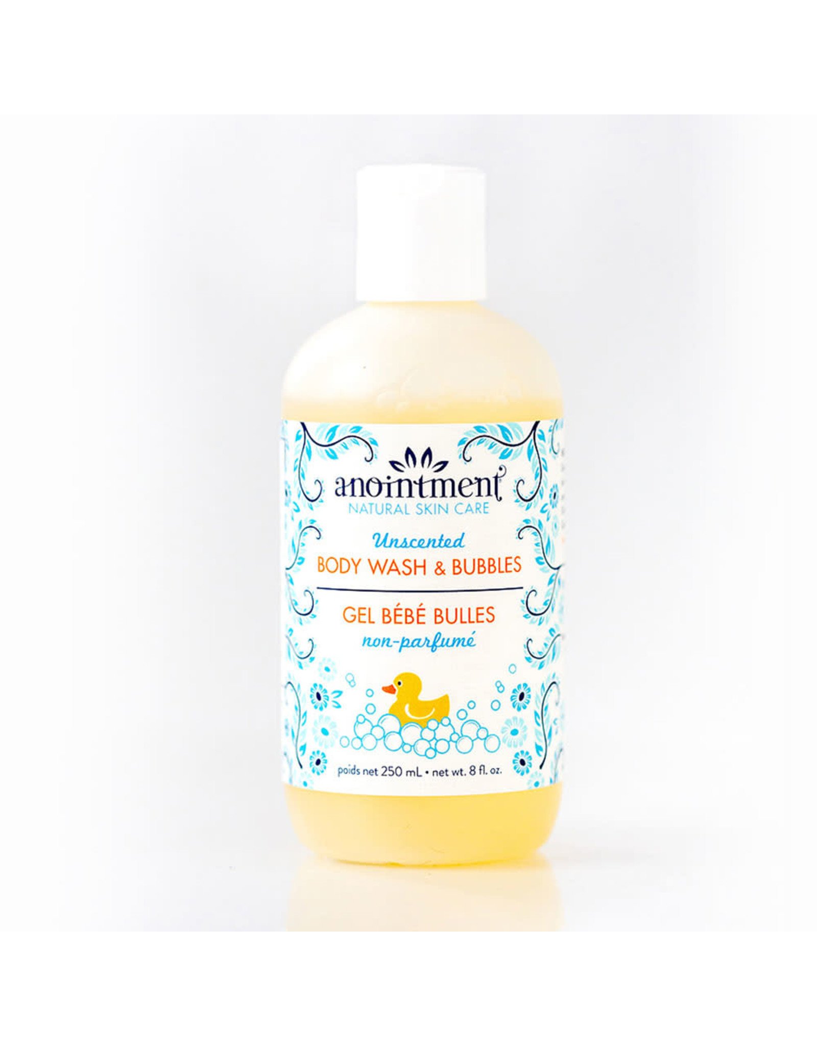 Anointment Unscented Bubble Bath & Body Wash 250mL