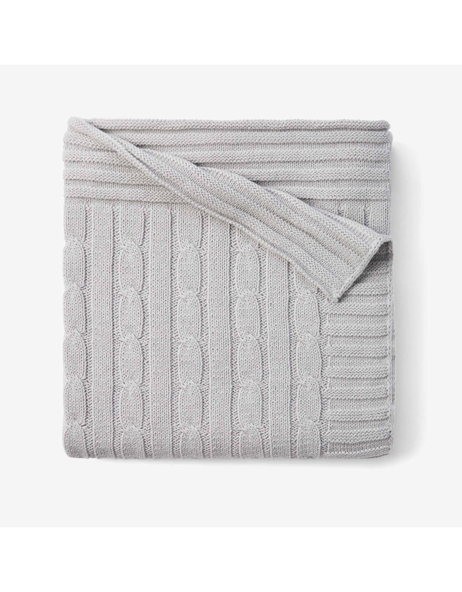 Child To Cherish Child To Cherish Cable Knit Blanket, Grey