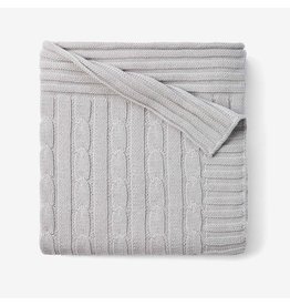 Child To Cherish Child To Cherish Cable Knit Blanket, Grey