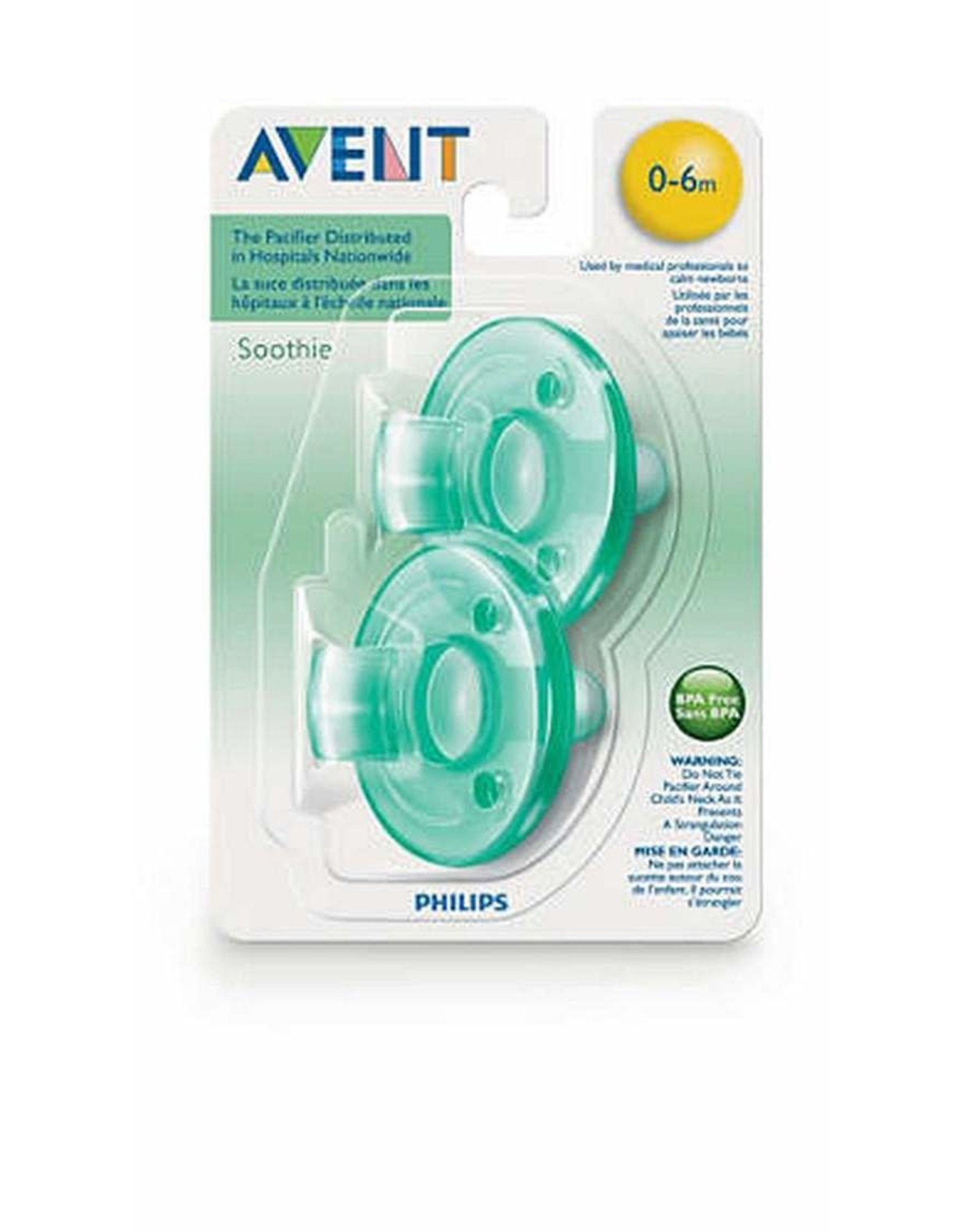 Philips AVENT Philips Avent Soothie 0-3M, 2 Pack, Green