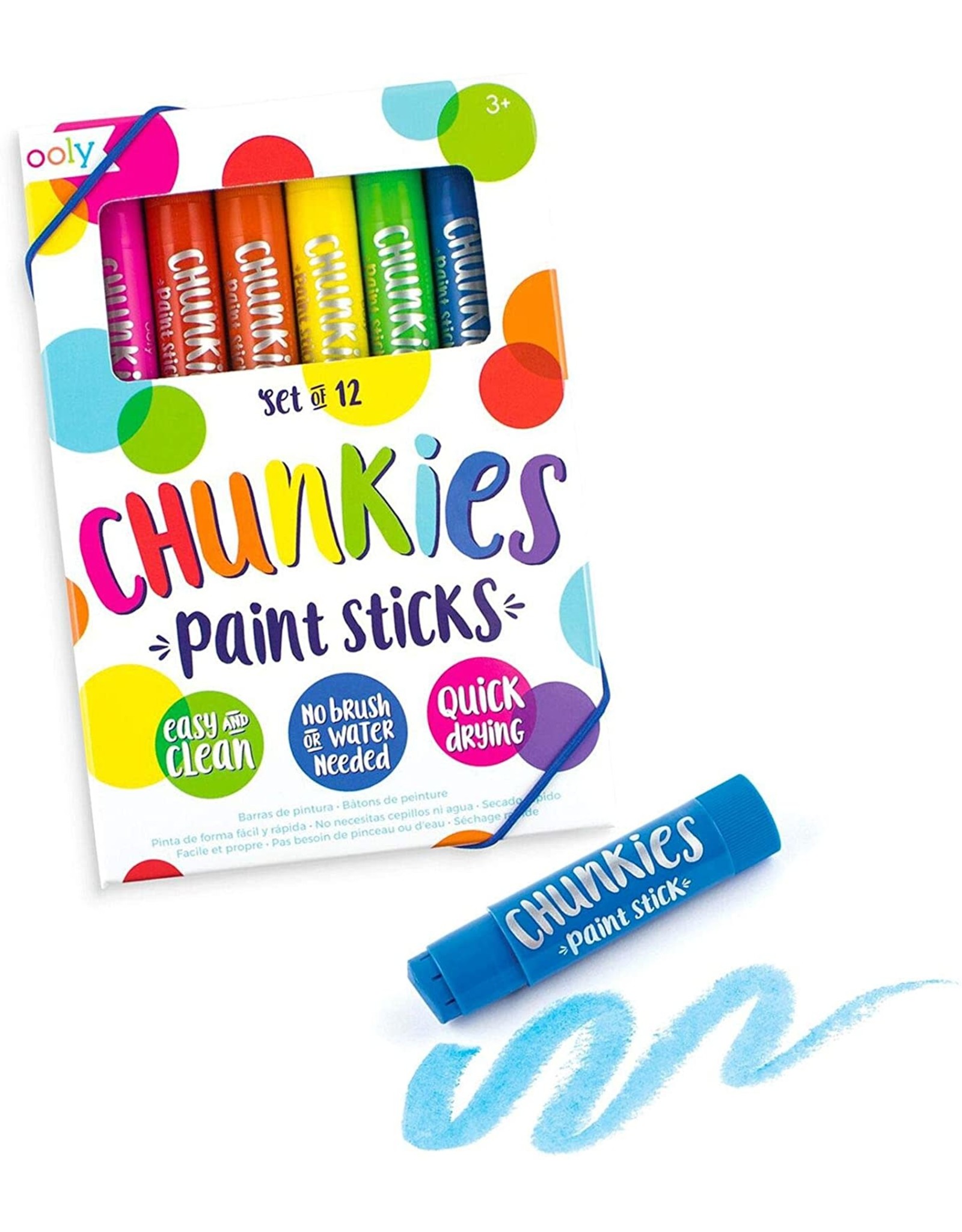 Ooly Chunkies Paint Sticks Set of 12