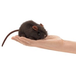 Folkmanis Mini Finger Puppet Brown Mouse