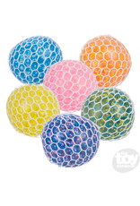 The Toy Network Mesh Squeeze Bead Ball 2.75" Assorted