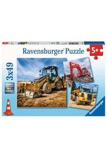 Ravensburger 3x49 pcs. Diggers at Work Puzzle