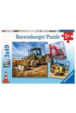 Ravensburger Diggers at Work 3x49 Piece Puzzle