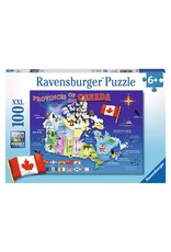Ravensburger 100 pcs. Map of Canada Puzzle