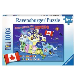 Ravensburger 100 pcs. Map of Canada Puzzle