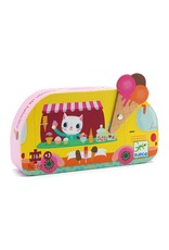 Djeco 16 Pieces Silhouette Puzzle The Ice Cream Truck