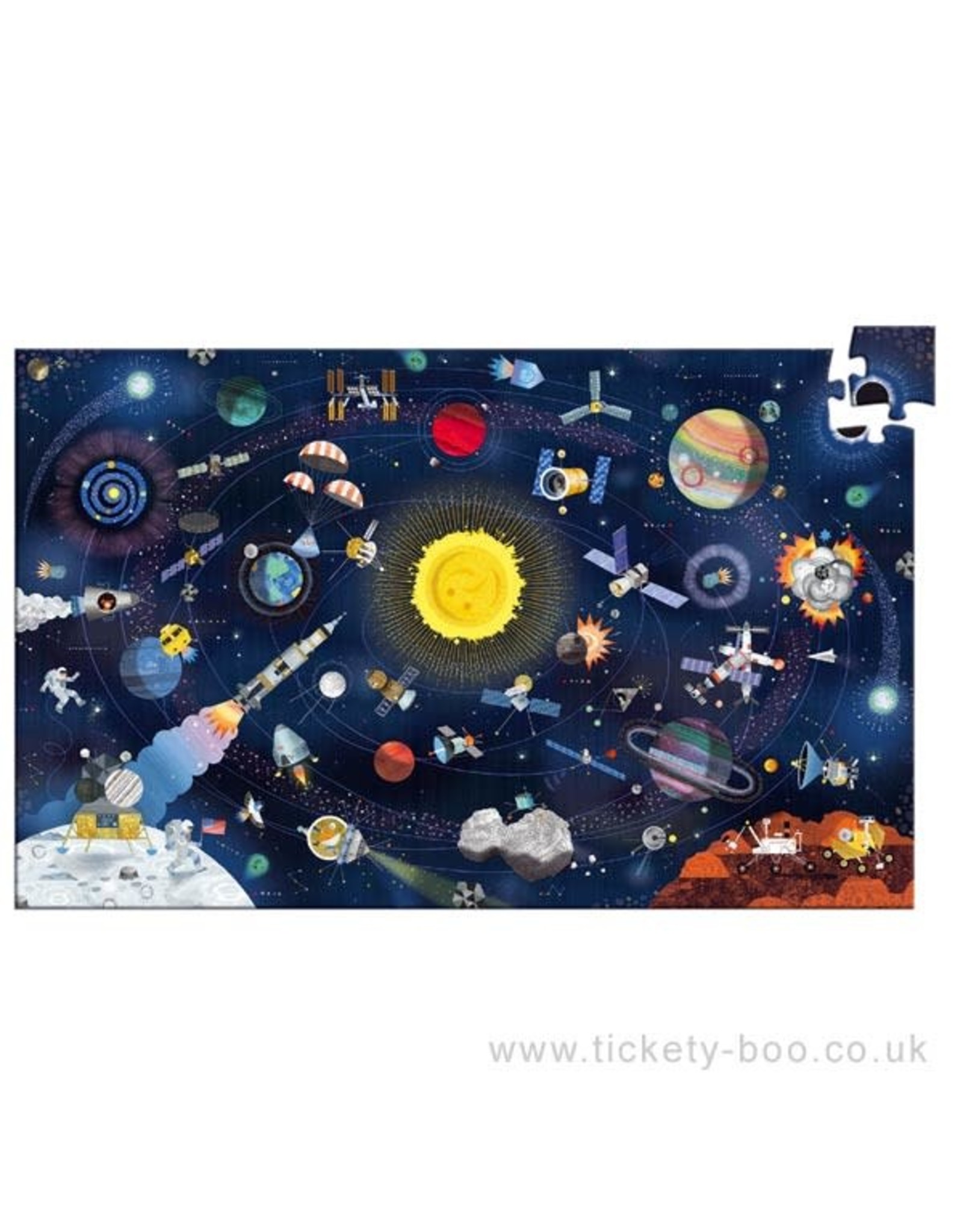 Djeco 200 Pieces Observation Puzzle Space