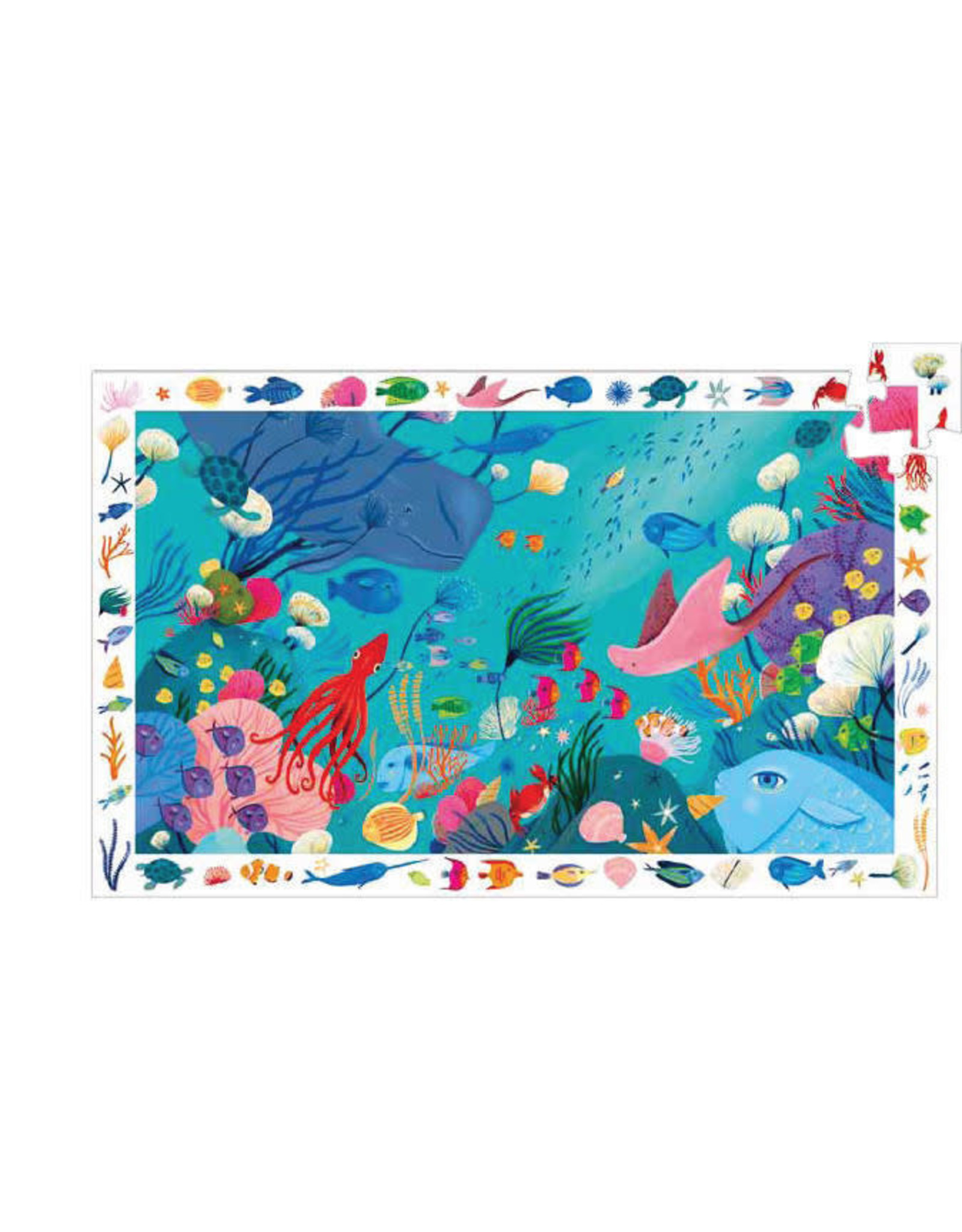 Djeco 54 Pieces Observation Puzzle Aquatic