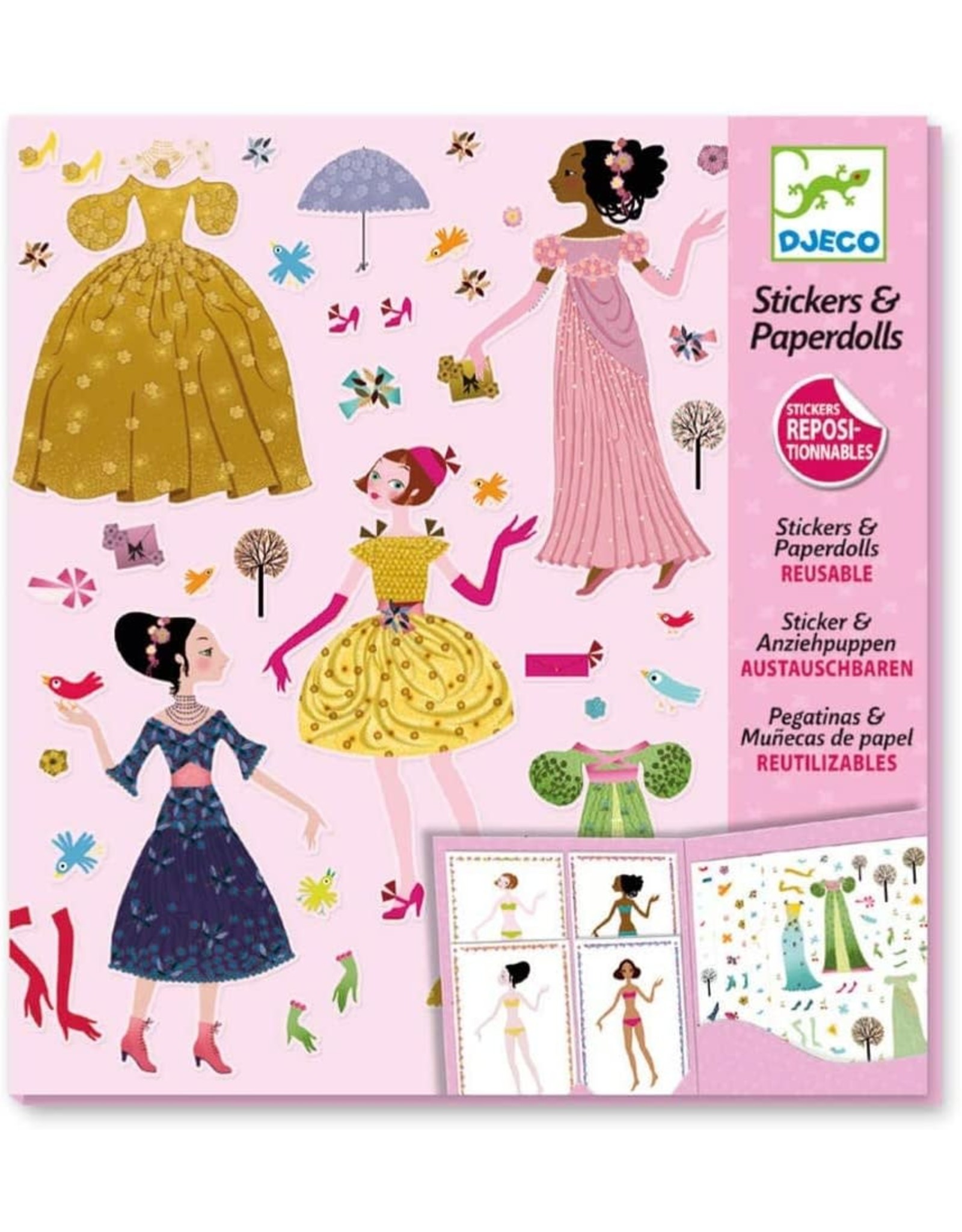 Djeco Paper Dolls Dresses Through the Seasons