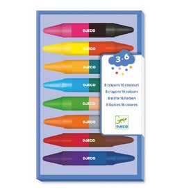 Djeco 8 Twin Crayons