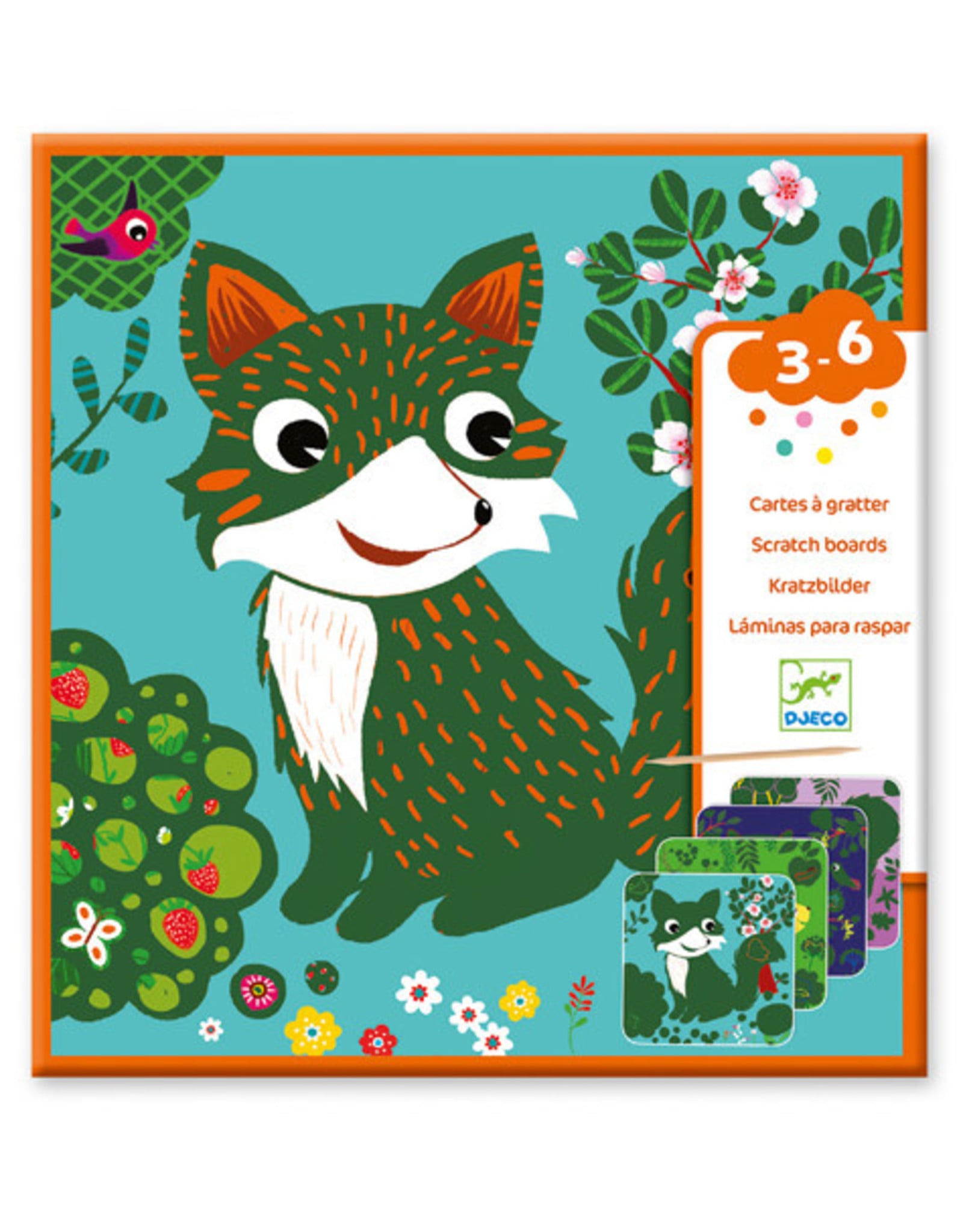 Djeco Scratch Cards Country Creatures