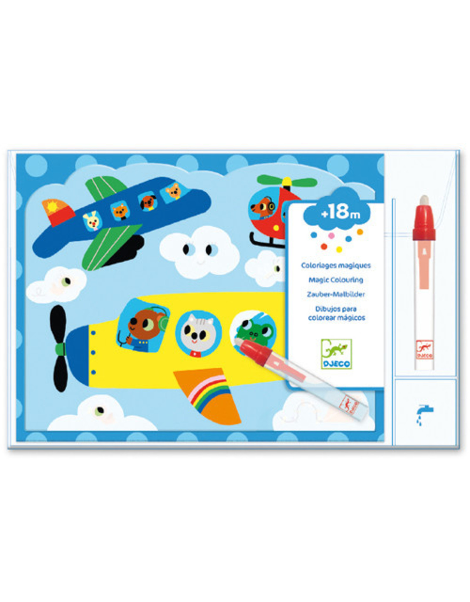 Djeco Magic Colouring Hidden in the Sky