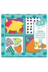 Djeco Stickers I Love Fishes