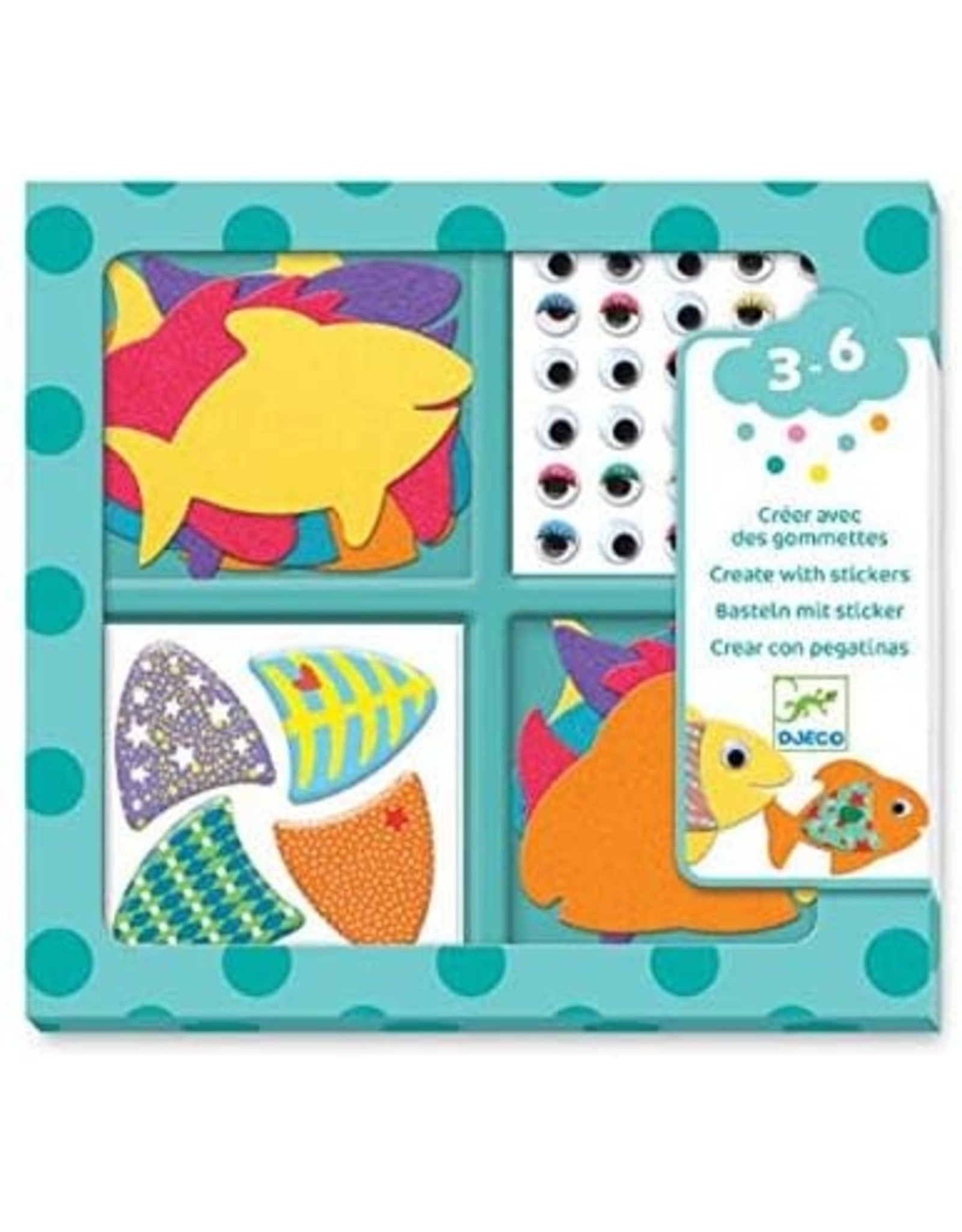 Djeco Stickers I Love Fishes