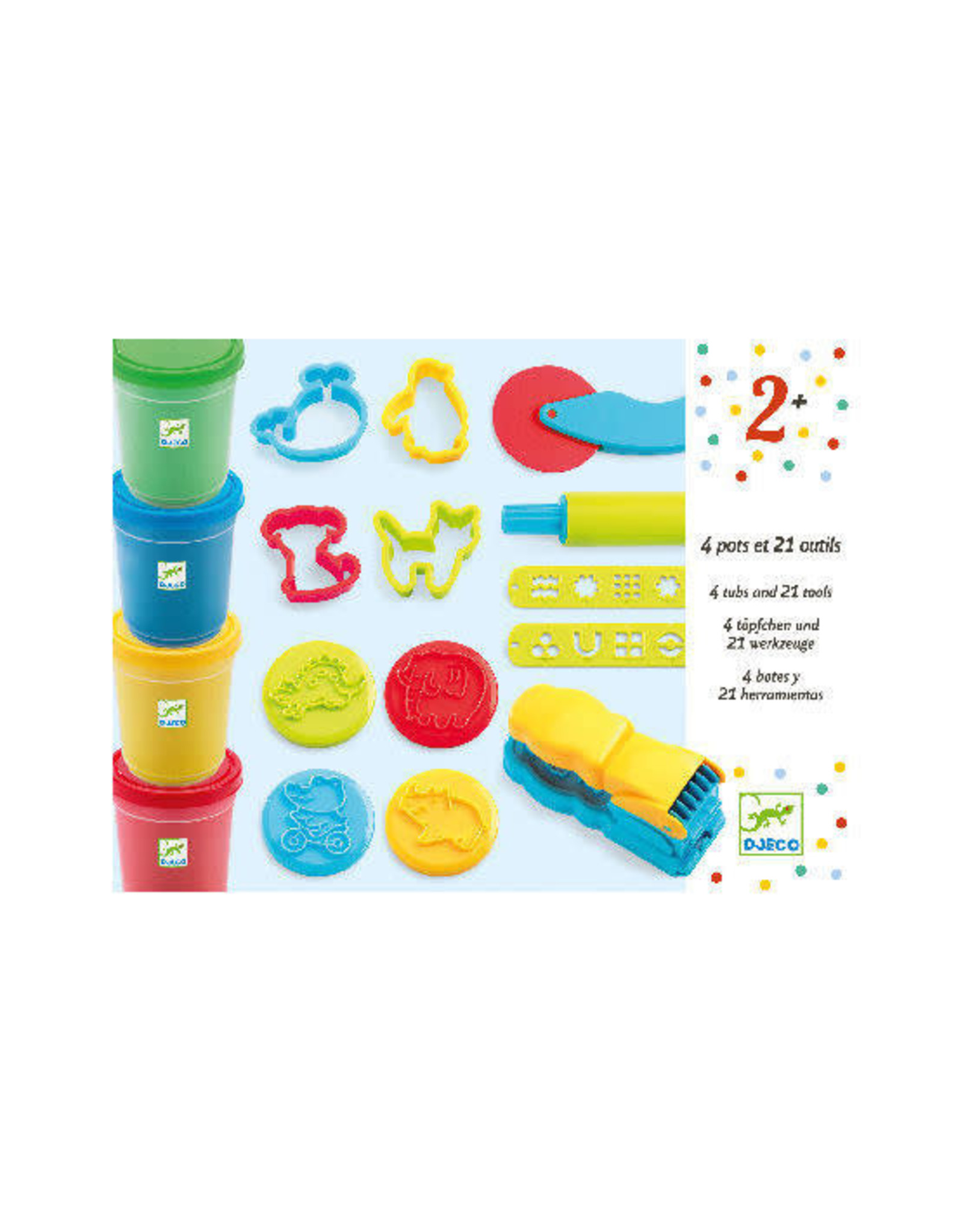 Djeco Modelling Clay 4 Starter Kit