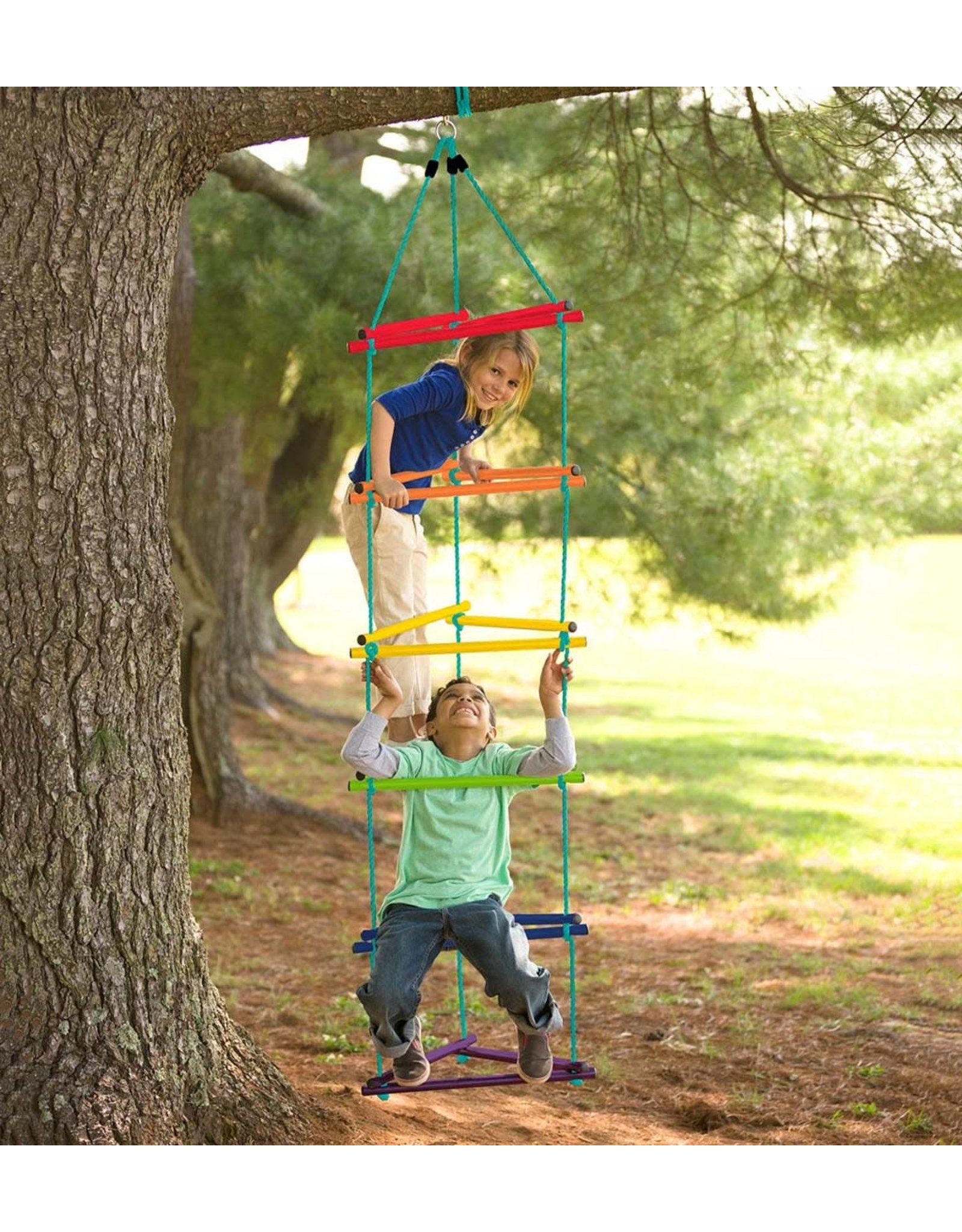 HearthSong Tri Colourful Rope Ladder