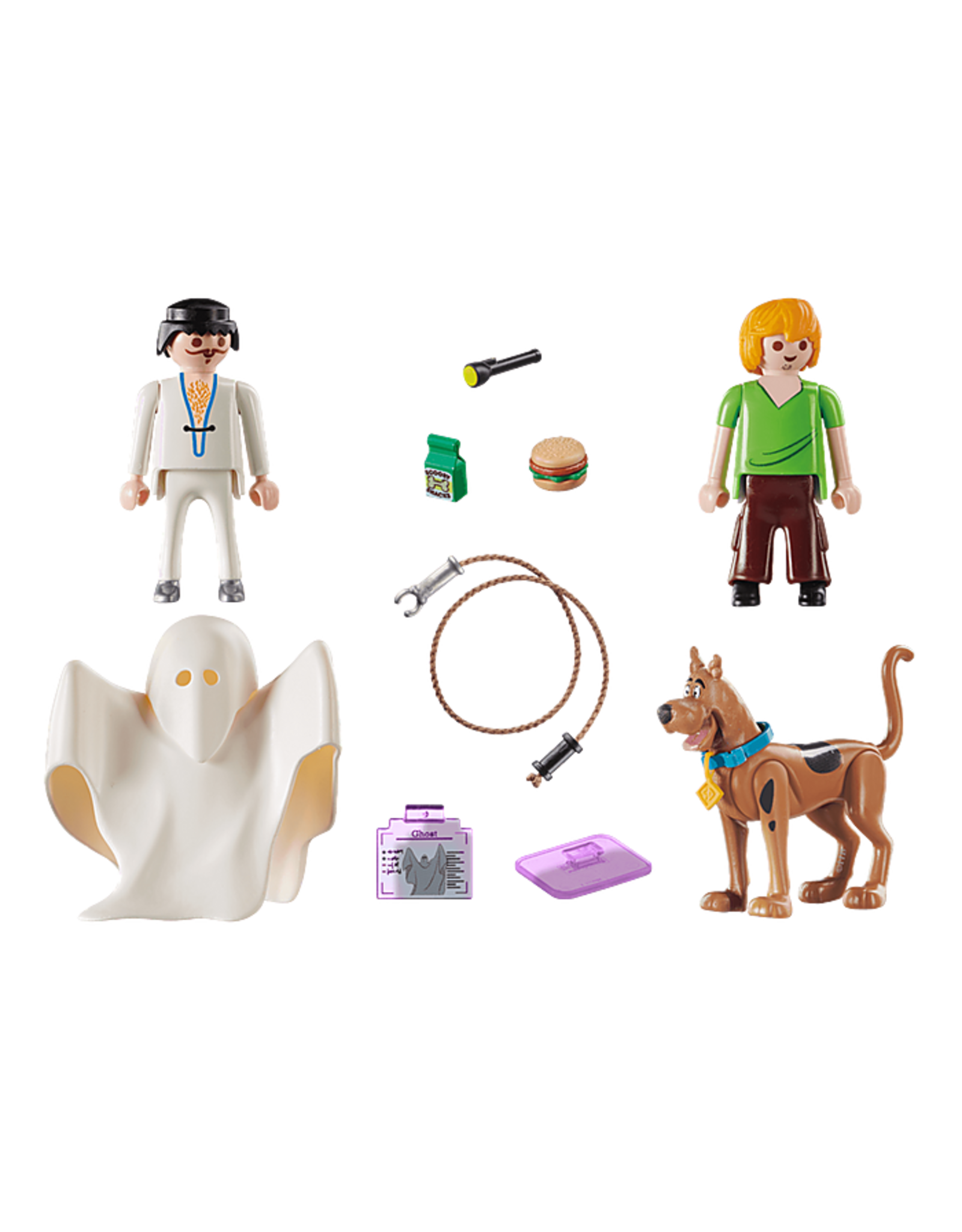 Playmobil Scooby Doo Scooby and Shaggy with Ghost