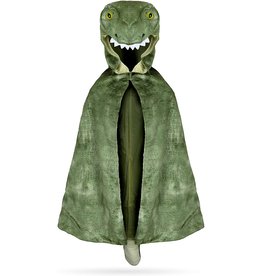 Great Pretenders T-Rex Hooded Cape Green 4-5 Great Pretenders T-Rex Hooded Cape Green 4-5
