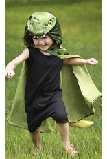 Great Pretenders T-Rex Hooded Cape Green 4-5